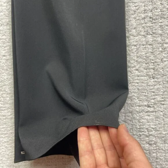 Joseph Ribkoff Wide Leg Trousers Black Pants Metal Stud Detailing Wom Size 6 - Picture 13 of 15